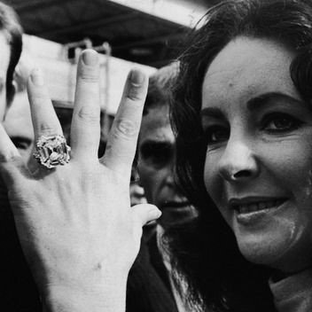 Elizabeth Burton’s Huge Diamond Engagement Ring